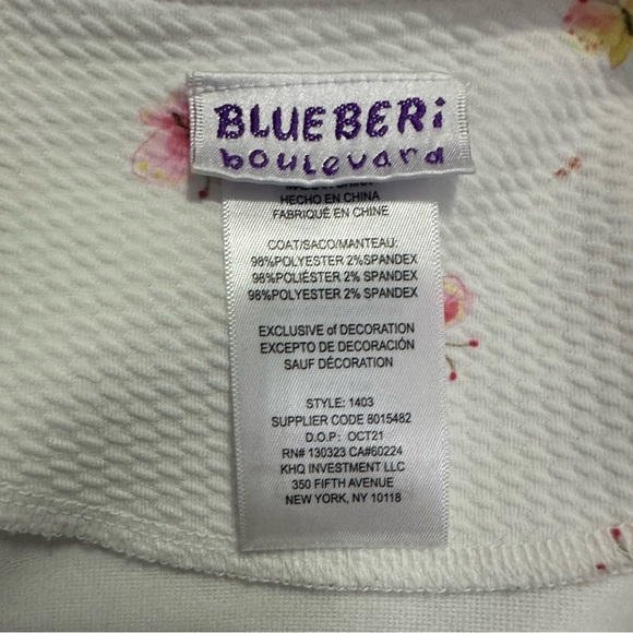 Blueberi boulevard Coat and Dress set Size 12 - Picture 6 of 7